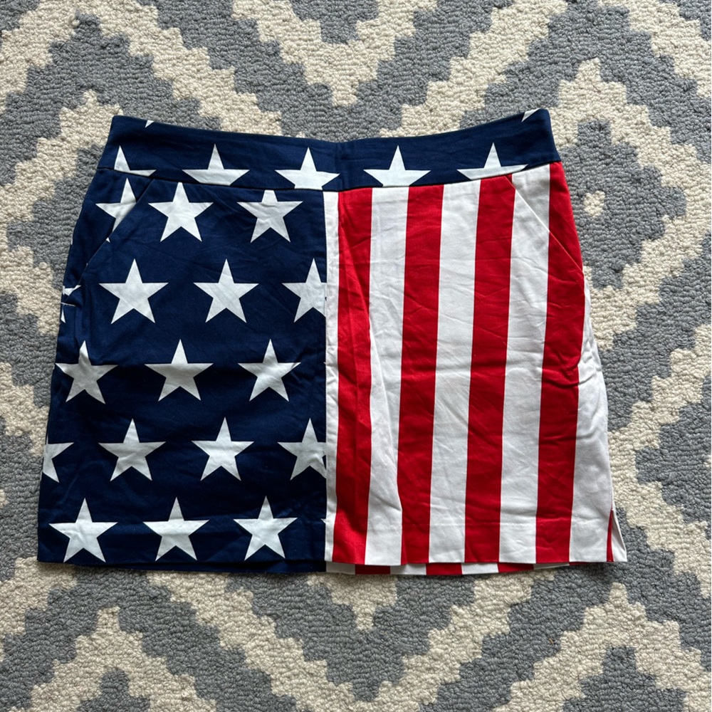 Loudmouth Women's Stars & Stripes Skort - Navy, Red, White